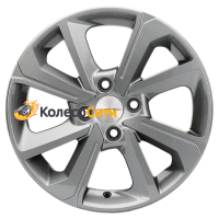 Khomen Wheels KHW1501 (XRay) 6x15/4x100 ET37 D60,1  Gray