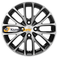 Khomen Wheels KHW1506 (Logan) 6x15/4x100 ET40 D60,1  Black-FP