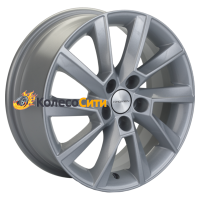 Khomen Wheels KHW1507 (Polo) 6x15/5x100 ET40 D57,1  F-Silver-FP