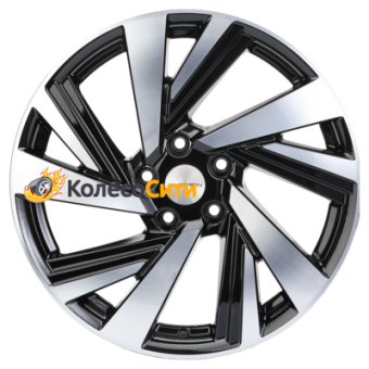 Khomen Wheels KHW1801 (Optima/Seltos) 7,5x18/5x114,3 ET50 D67,1  Black-FP